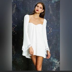 Stone Cold Fox white mini dress